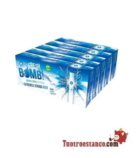 Tubos Fresh Bomb! Menta Fuerte Artic, 5 Cajitas de 100 Tubos