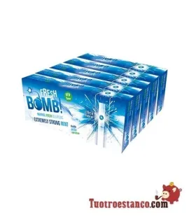 Tubos Fresh Bomb! Mint Strong Artic, 5 Boxes of 100 Tubes