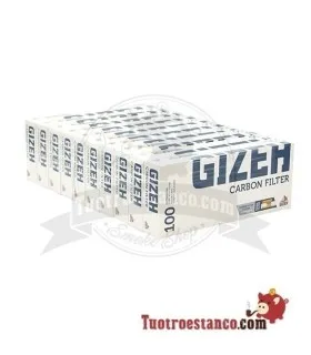 Gizeh Carbon Tubes - 10 dozen van 100 units.
