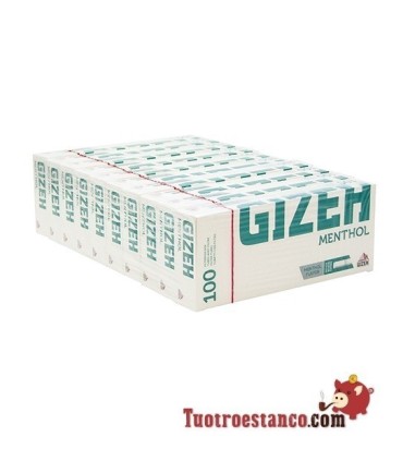Tubos Gizeh Mentolados  (1x100)