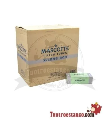 Mascotte long filter tubes - 50 boxes of 200 units (Drawer).