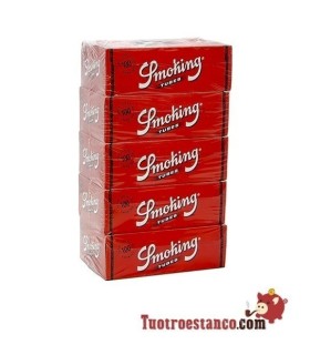 Tubos Smoking 100, 5 Cajitas de 100 Tubos