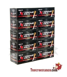 Tubos de filtro longos X-Treme 125, 10 caixas de 125 unidades