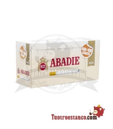 Tubos Abadie 1 cajita de  500 tubos