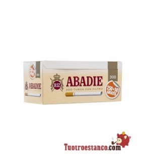 Tubos Abadie 300, 1 cajita de 300 tubos