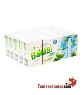 Tubos Fresh Bomb! Mint, 5 Boxes of 100 Tubes