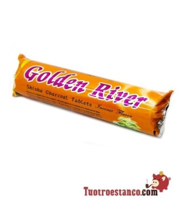 Carvão Golden River Sabor incenso de 33 mm