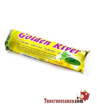 Carvão Golden River sabor limão 33 mm