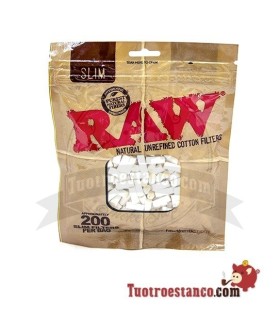 Filtros Raw Slim 6mm 200 filtros