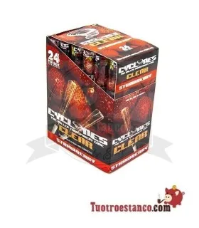Papier cône aromatisé fraise Cyclones, 24 cônes