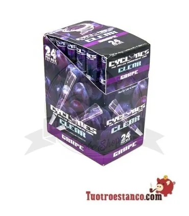 Cyclones Grape Flavor Cone Paper, 24 cones