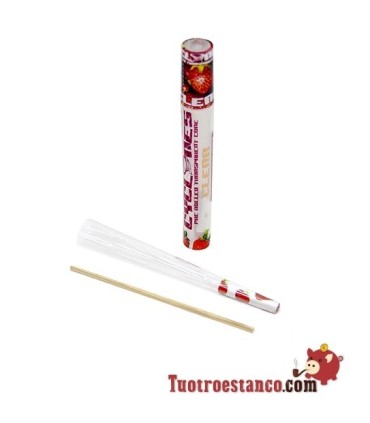 Cône en papier Cyclone saveur de Fraise