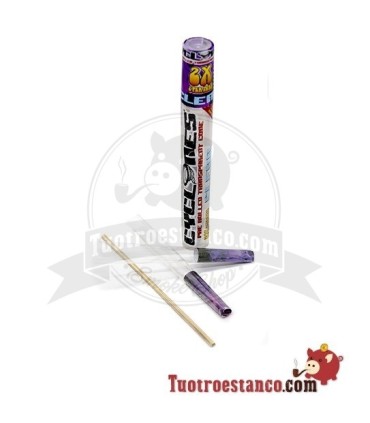 Cône en papier Cyclone violet 1x2