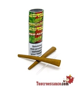 Cône en papier Cyclone chanvre 2u Alerte Rouge