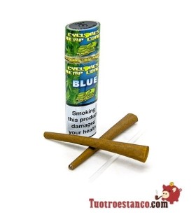 Papel Cono Cyclone de cañamo 2u Blue