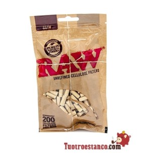 Filtros Raw Slim 600  celulosa 200 filtros