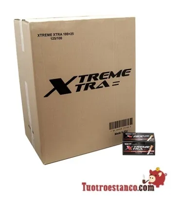 Tubos de filtro X-treme 125 longos, 100 caixas de tubos 125 (Gaveta)