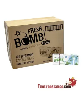 Tubi Bomba Fresca! Mint, 50 scatole da 100 tubi (cassetto)
