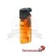 Accendino a torcia buzz, colore arancione.