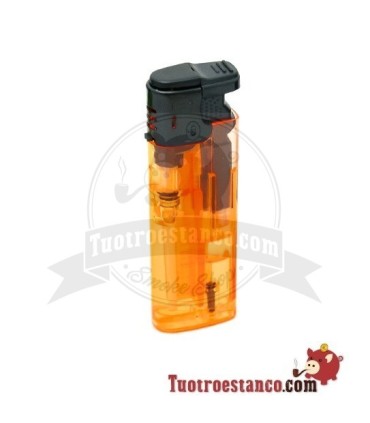 Accendino a torcia buzz, colore arancione.