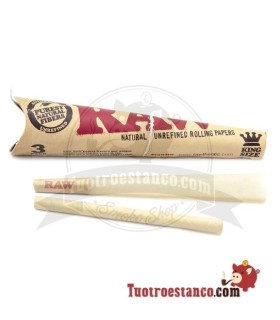 Cones King Size 3 Bolhas RAW