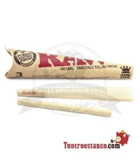 RAW King Size Cones 3 Cone Blister