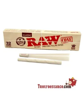 Bolha de cones King tamanho RAW de 32 cones