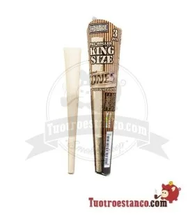 Coni espositivi marroni King size, vesciche con 3 coni