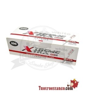 X-Trem long filter tubes White 200 tubes