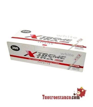 Tubes à filtre X-Trem longs Tubes blancs 200