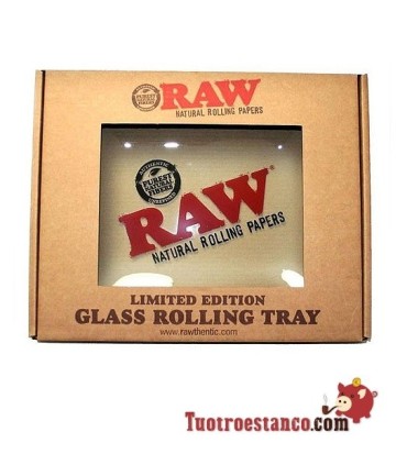 Bandeja de cristal RAW  36 x 28 cm Edición limitada