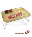 XXL Metallisches RAW-Tablett 50 cm x 39 cm mit Stand