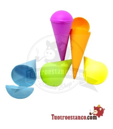 Cone portátil para cinzeiros em Beach.