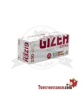 Gizeh 250 long filter tubes, 1 box of 250 tubes