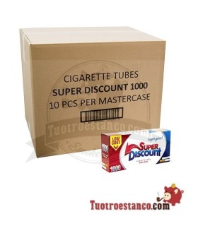 Tubi Discount 1000, 10 scatole da 1000 tubi (Cassetto)
