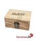 Caja de madera Raw de tamaño 12,6 x 8,5 cm.