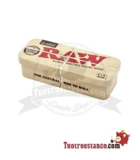 1 1/4 caixa de metal RAW.