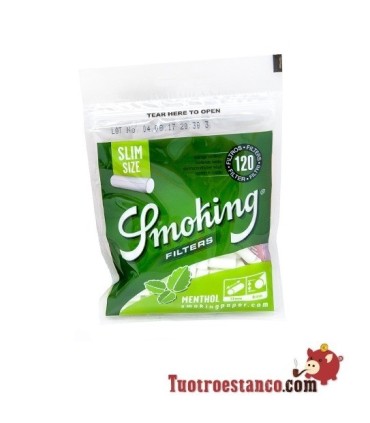 Filtros Smoking 6mm Menthol