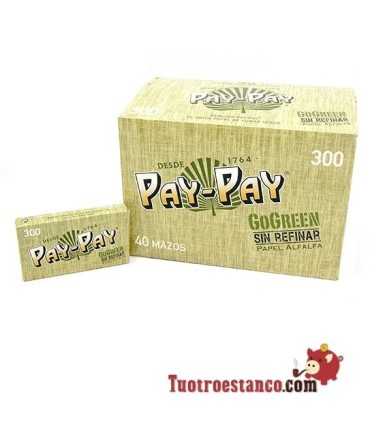 Papel Pay-pay Alfalfa verde 40 libritos de 300 hojas