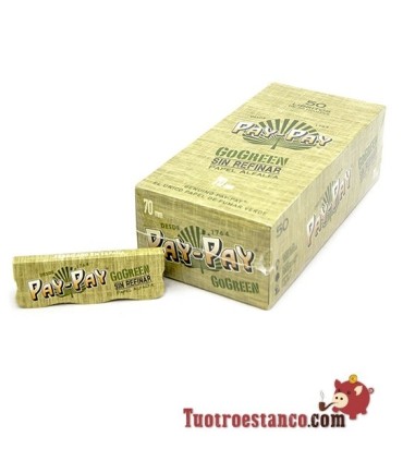 Papel Pay-pay Alfalfa verde 50 libritos de 70 mm