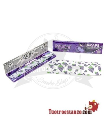 Papel Juicy Jay Sabor Uva King Size de 110 mm