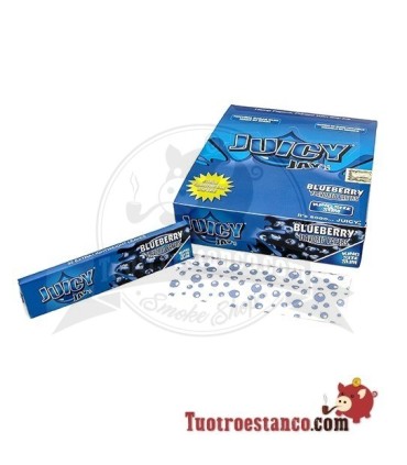Estuche de papel King Size Juicy Arándanos de 24 libritos