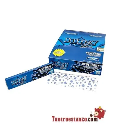 Papel Juicy Jay sabor Arándanos King Size, 24 libritos