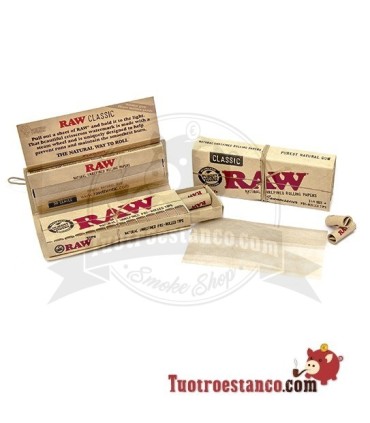 Papel RAW 1 1/4 + Tips Prerolled