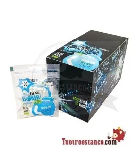 Fresh Bomb Mint Filtri 6mm con sacchetti Click 10 da 100 unità