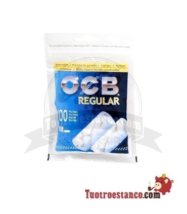 Filtros OCB Regular de 7,5 mm 100 filtros