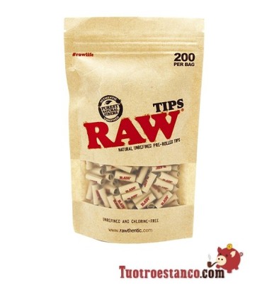 Filtros Raw Prerolled 200u