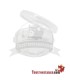 Contenitore di plastica per resine con coperchio trasparente 10 ml