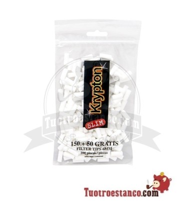 Filtros Krypton de 6 mm Slim 200 filtros