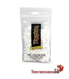 Krypton 8 mm Filtros normais, saco de 150 filtros